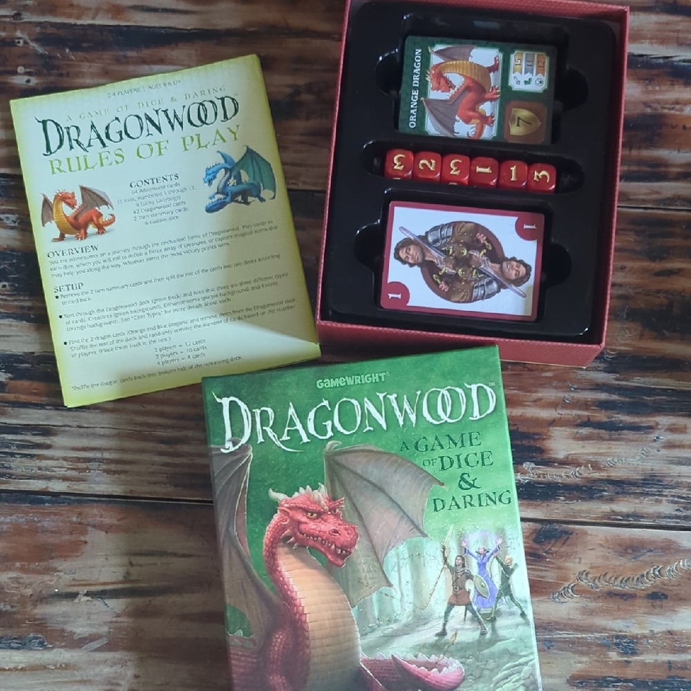 Gamewright Dragonwood Adventure Game - Green and Red